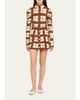 Cara Cara Fatima Plaid Cotton Canvas Mini Skirt - 2