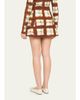 Cara Cara Fatima Plaid Cotton Canvas Mini Skirt - 3
