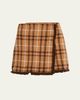 Cara Cara Jodi Plaid Wrap Skirt - 1