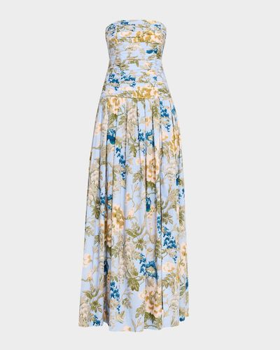Cara Cara Montreal Floral Strapless Maxi Dress