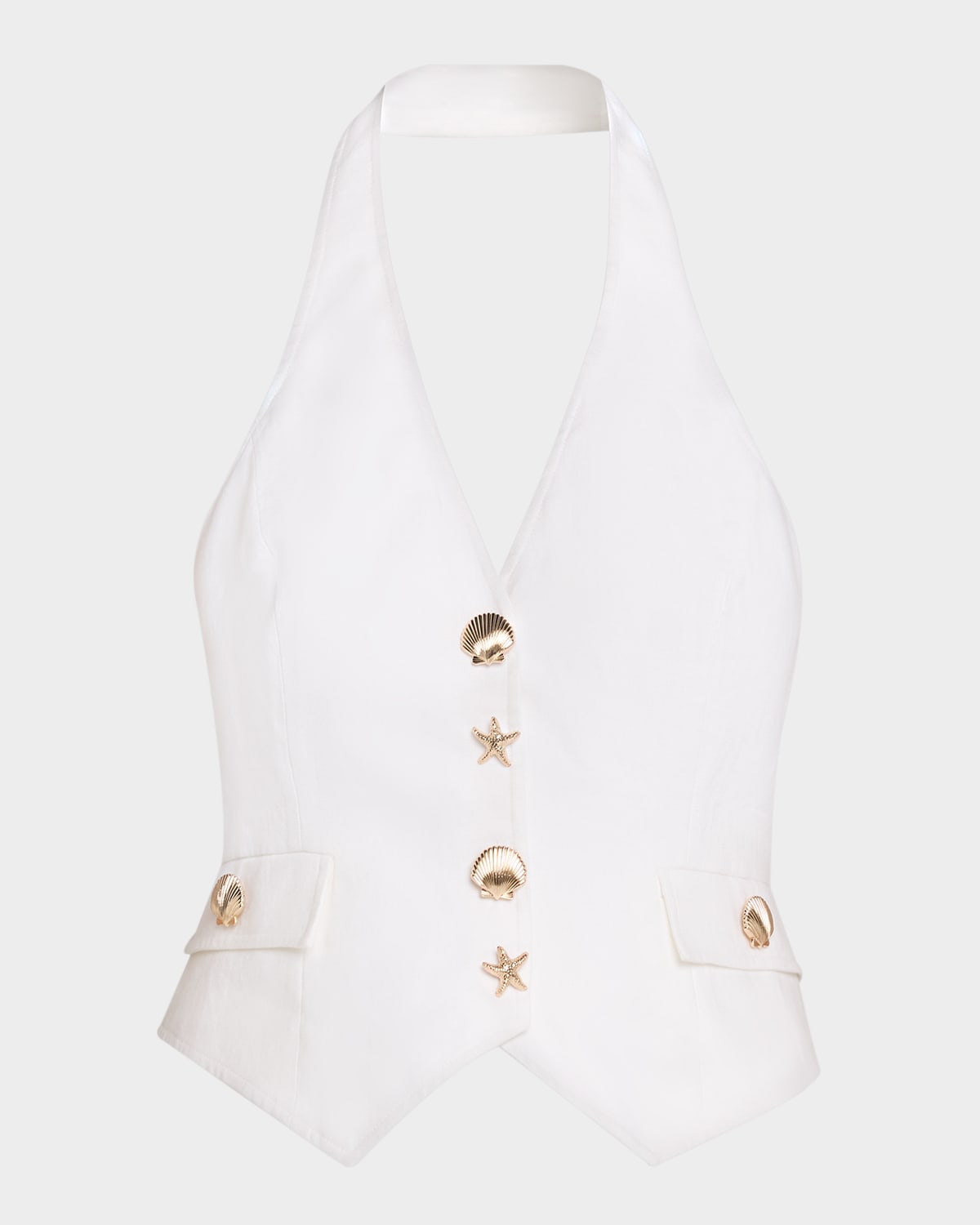 Cara Cara Prescott Linen Halter Top