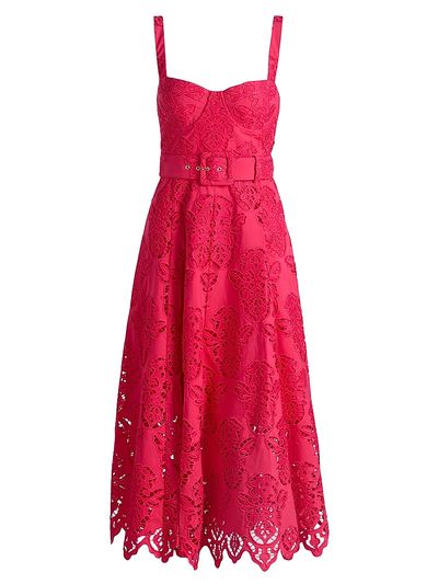 Cara Cara Women's Calypso Lace A-Line Midi-Dress