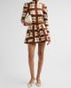 Cara Cara Women's Chira Blurred Plaid Turtleneck Top - 2