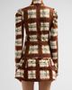 Cara Cara Women's Chira Blurred Plaid Turtleneck Top - 3
