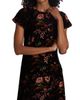 Cara Cara Women's Connie Floral Crushed Velvet Midi-Dress - 6