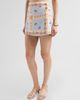Cara Cara Women's Fischer Printed Linen Mini Skirt - 4