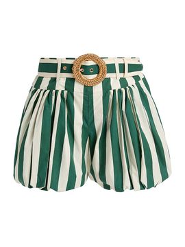Cara Cara Women's Ray Striped Bubble Hem Shorts