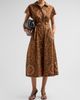 Cara Cara Women's Sawyer Floral Cotton Poplin Midi Shirtdress - 2