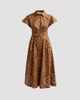 Cara Cara Women's Sawyer Floral Cotton Poplin Midi Shirtdress - 6