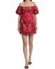 Cara Cara Women's Tully Floral Linen Off-the-Shoulder Minidress - 2