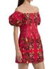 Cara Cara Women's Tully Floral Linen Off-the-Shoulder Minidress - 4
