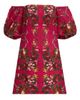 Cara Cara Women's Tully Floral Linen Off-the-Shoulder Minidress - 8