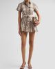 Cara Cara Women's Walter Snakeskin-Printed Cotton Canvas Mini Dress - 2