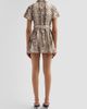 Cara Cara Women's Walter Snakeskin-Printed Cotton Canvas Mini Dress - 3