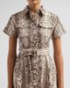 Cara Cara Women's Walter Snakeskin-Printed Cotton Canvas Mini Dress - 5