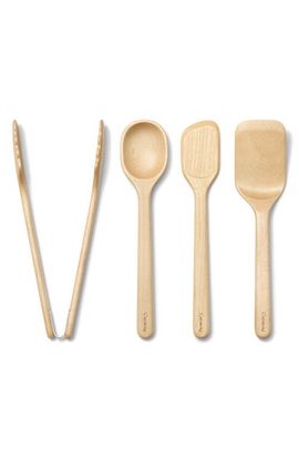 CARAWAY CARAWAY 4-Piece Birch Kitchen Utensil Set 