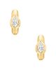 Carbon & Hyde Carbon & Hyde Pear Solis Chubby Huggie Earrings - 2