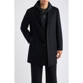 Cardinal of Canada Cardinal of Canada Titan Wool & Cashmere Overcoat with Removable Hooded Bib