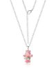 Care Bears Care Bears Silver Flash-Plated 3D Pendant Necklace with Crystal Accent, 16"+2" - 2