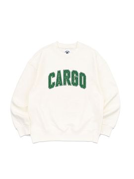 CARGOBROS Basic Logo Overfit Sweatshirt (cream)