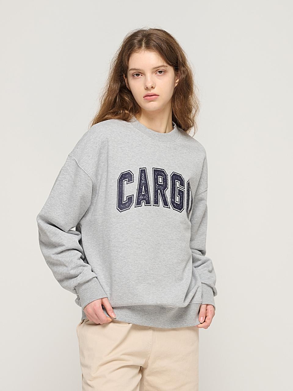 CARGOBROS Basic Logo Overfit Sweatshirt (Gray)