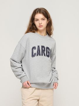 CARGOBROS Basic Logo Overfit Sweatshirt (Gray)