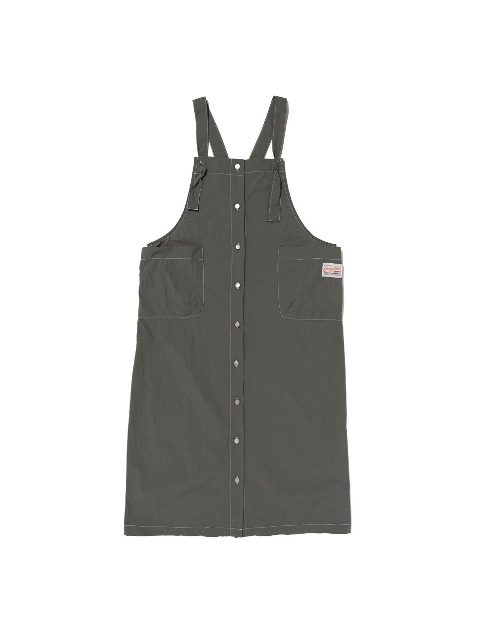 CARGOBROS Nylon Pocket Long Dress [Khaki]