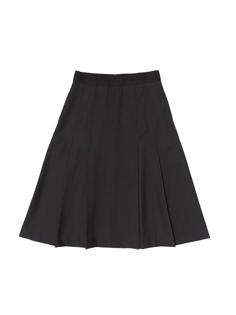 CARGOBROS Pleated Long Skirt (Black)