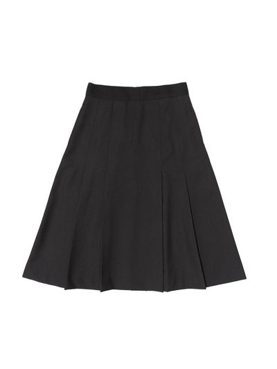 CARGOBROS Pleated Long Skirt (Black)