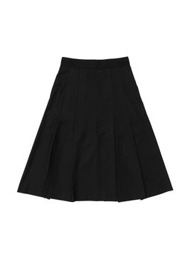 CARGOBROS Pleated Long Skirt [Charcoal]