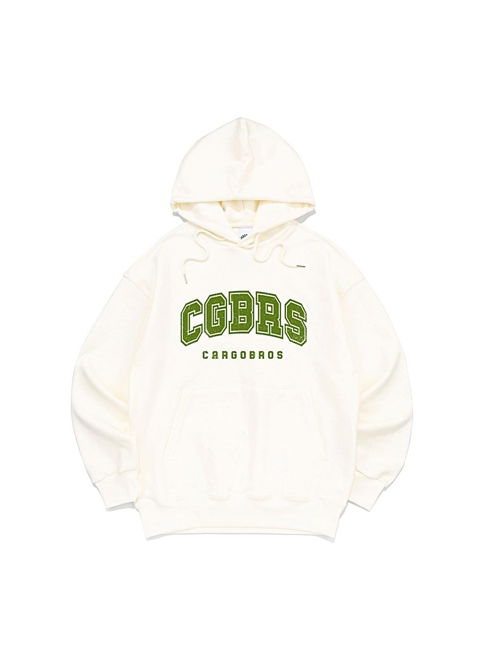 CARGOBROS Signature Logo Hooded T-Shirt (Cream)