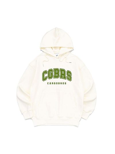 CARGOBROS Signature Logo Hooded T-Shirt (Cream)
