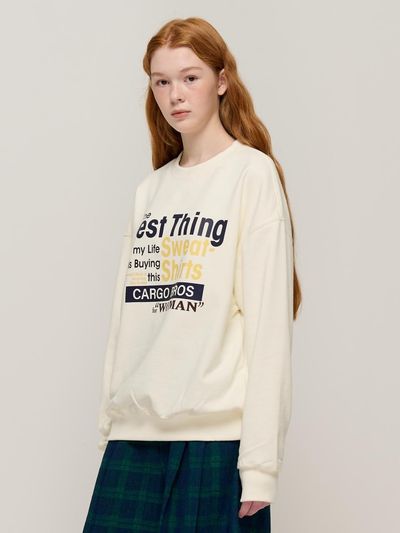CARGOBROS The Vest Casual Sweatshirt (cream)