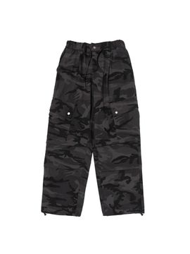 CARGOBROS Utility Wide Camo Cargo Pants [Charcoal]