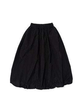 CARGOBROS Washed Balloon Long Skirt [Black]