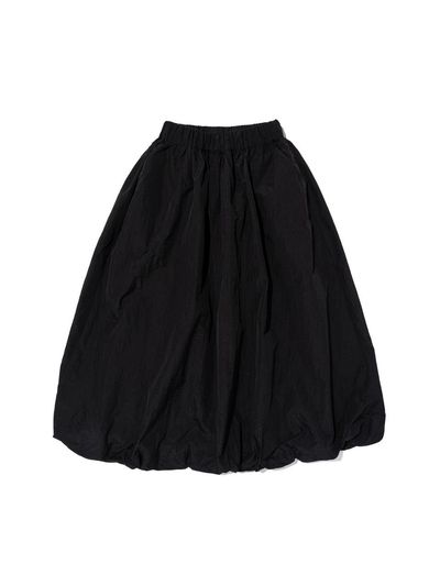 CARGOBROS Washed Balloon Long Skirt [Black]