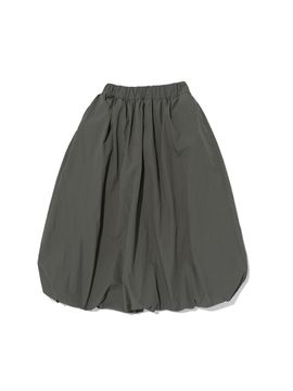 CARGOBROS Washed Balloon Long Skirt [Khaki]