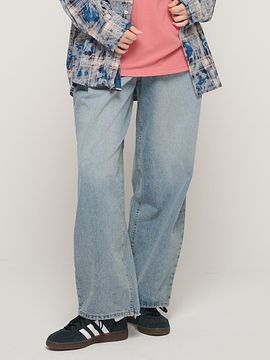 CARGOBROS Wide Balloon denim pants (light blue)