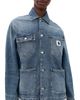 Carhartt WIP Carhartt WIP OG Michigan Coat Blue (Destroy Wash, Splatter) - 1