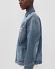 Carhartt WIP Carhartt WIP OG Michigan Coat Blue (Destroy Wash, Splatter) - 4