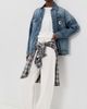 Carhartt WIP Carhartt WIP OG Michigan Coat Blue (Destroy Wash, Splatter) - 5