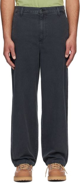 Carhartt Work In Progress Carhartt Work In Progress Black Parrish Corduroy Trousers