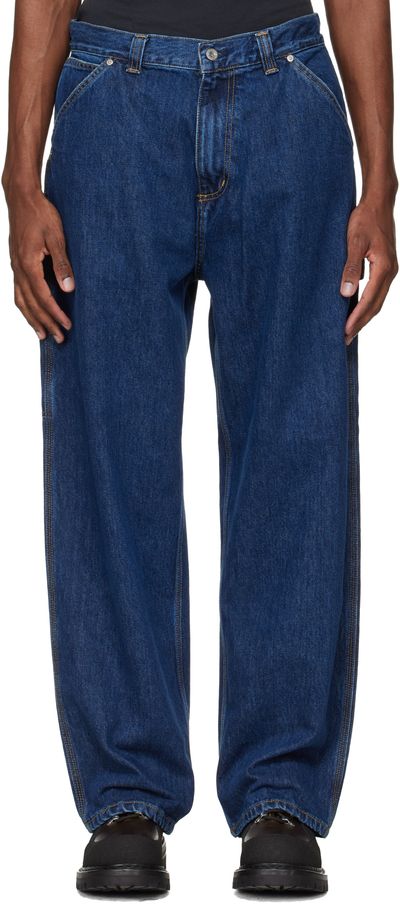Carhartt Work In Progress Carhartt Work In Progress Navy Belmont Jeans