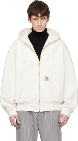 Carhartt Work In Progress Carhartt Work In Progress White OG Active Jacket
