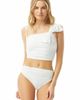 Carmen Marc Valvo Carmen Marc Valvo One Shoulder Cropped Bikini Swim Top - 3