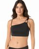 Carmen Marc Valvo Carmen Marc Valvo Ring One Shoulder Crop Swim Top - 4