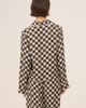 Carmen Says Carmen says Classic Betty Geometric Print Shirt Top in Oyster, Women's at Urban Outfitters - 3