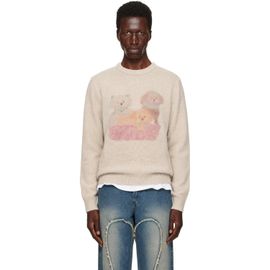 Carne Bollente Carne Bollente Beige Carne Kennel Club Sweater