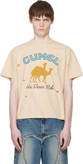 Carne Bollente Carne Bollente Beige 'Cumel' T-shirt