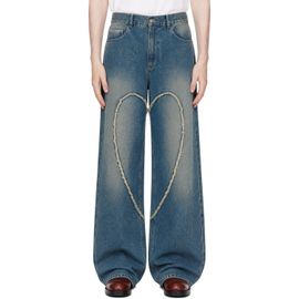 Carne Bollente Carne Bollente Blue Love Pants 00's Jeans
